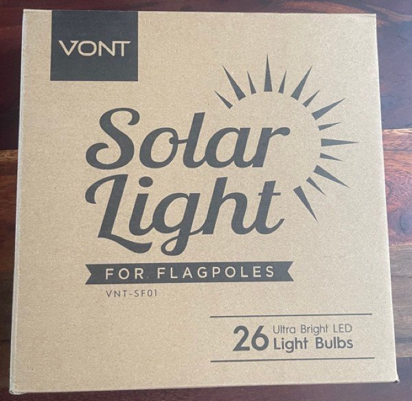 Vont Solar Flagpole Light