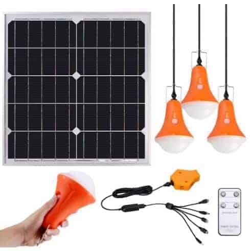 GVSHINE Solar Panel Lighting Kit