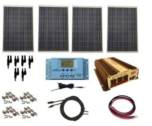 WindyNation solar panel kit