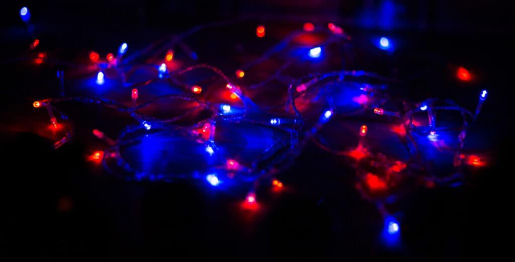 solar Christmas lights