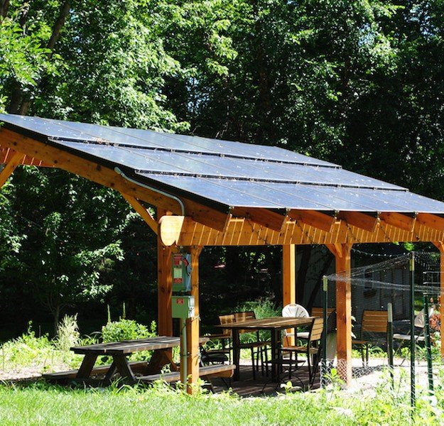 solar powered gazebos