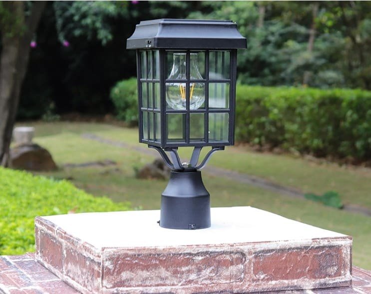 The Kemeco Cast Aluminum Solar Post Light Fixture