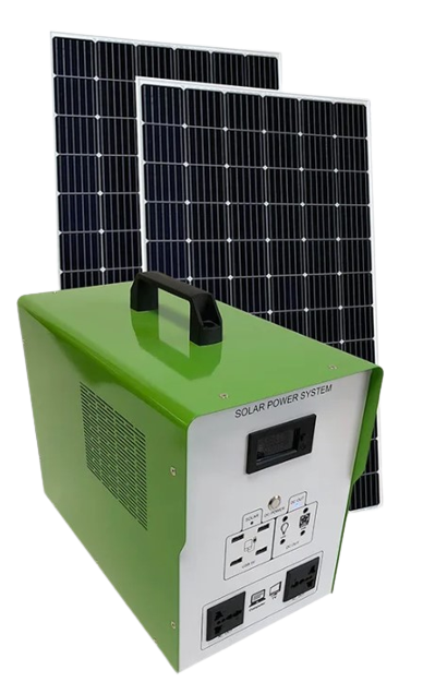 solar panels with generator