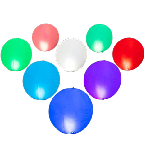 hapikay solar pool lights in different colors